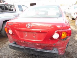 2010 TOYOTA COROLLA LE RED 1.8L AT Z18090